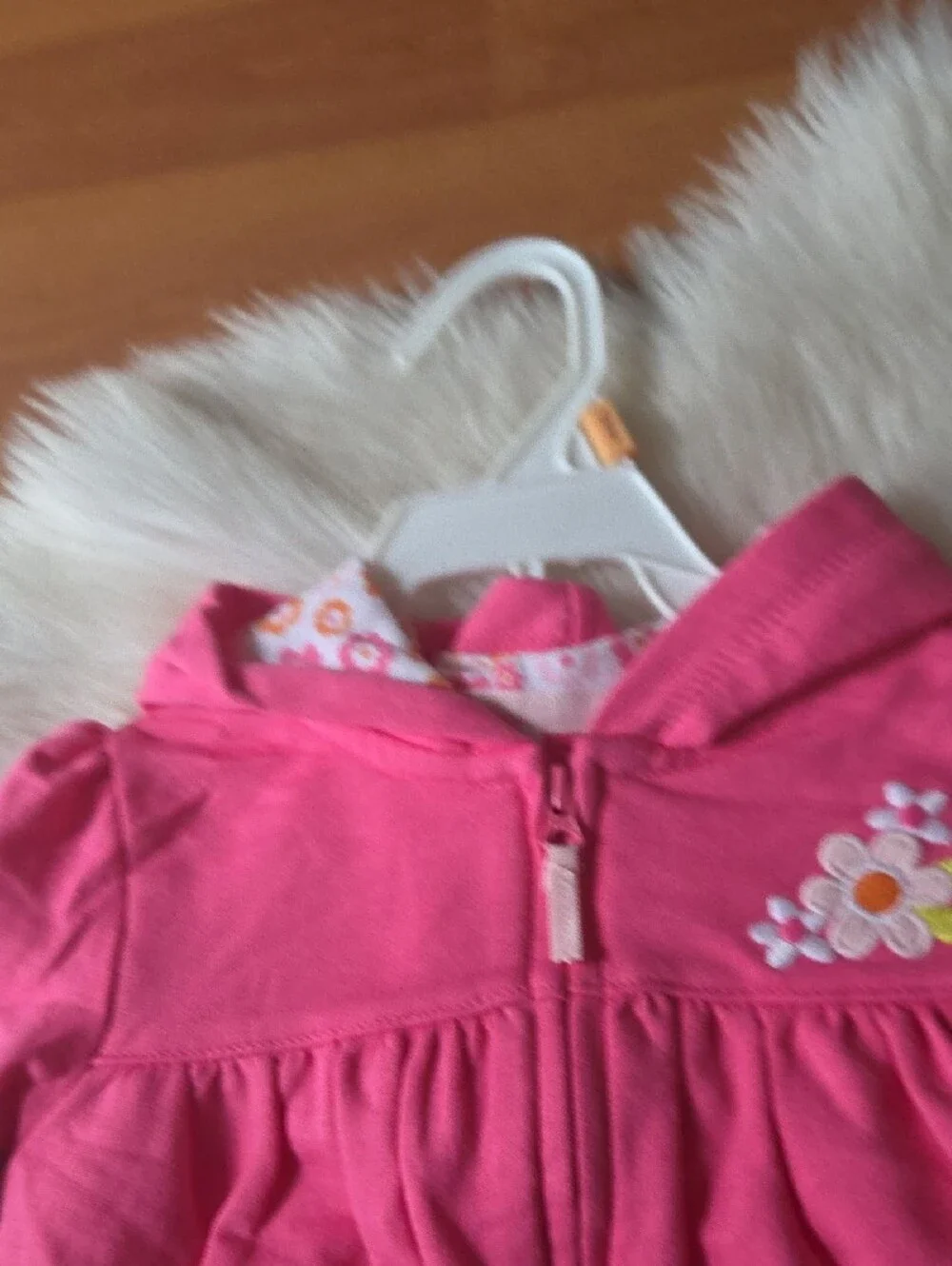 Carter's Pink Girls' Hoodie & Jogger Set. 12 Months